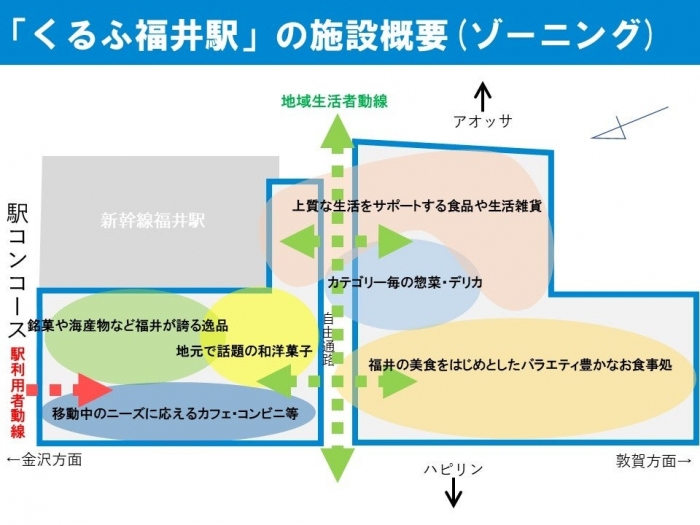 JR福井駅の新商業施設、名称は「くるふ福井駅」に　北陸新幹線延伸の24年3月開業