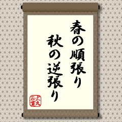 春から夏至に至る頃までは、「良いと思う銘柄」は躊躇しないで積極買いがよいと教えています。つまり順張り投資です。