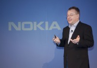 記者会見を行ったノキアのスティーブン・エロップ最高経営責任者（CEO）（Copyright© Nokia 2010）
