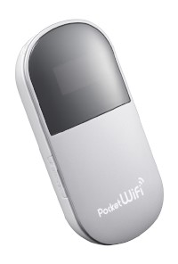 下り最大21Mbpsに対応したWi-Fiルーター「Pocket WiFi（GP01)」