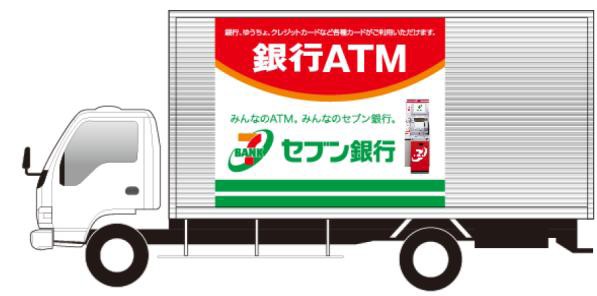 移動ATM車のイメージ図