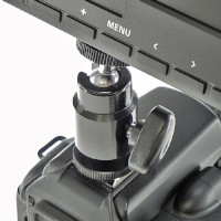 一眼レフカメラのアクセサリーシューや三脚に装着できるエバーグリーンの7インチ液晶モニター「DN-TLHM667」