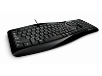 エルゴノミクス (人間工学) を応用し、長時間使用しても疲れにくいキーボード「Microsoft Comfort Curve Keyboard 3000 (コンフォート カーブ キーボード 3000) 」