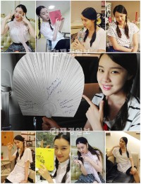女優キム・イェウォンの愛嬌たっぷりの姿が堪能できる、撮影現場でのショット全9枚が公開された。