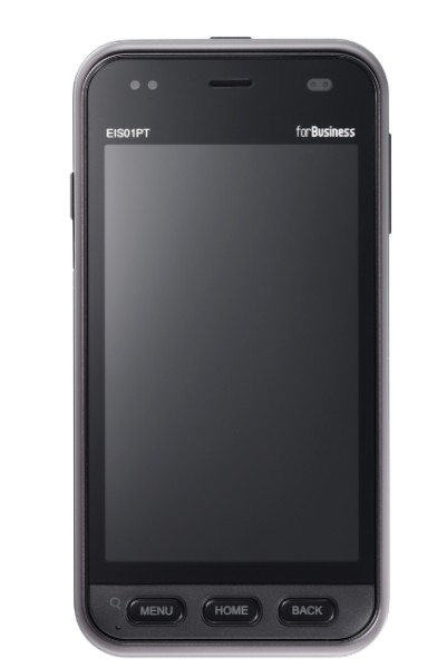 KDDIは22日、法人向けに、セキュリティ機能や国際ローミングなどの機能を備えたAndroid搭載ビジネススマートフォン「EIS01PT」を発売すると発表した。