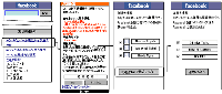 KDDIは18日、au携帯電話のEメールの送受信履歴からFacebook上の友人を簡単に検索し、「友達リクエスト」をできる機能を追加すると発表した。
写真は、KDDIが公開したauケータイからの利用イメージ。