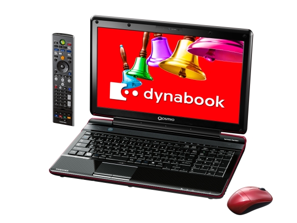 東芝は5日、大容量バッテリーの搭載で長時間駆動を実現した「dynabook シリーズ」4機種22モデルを9日から順次発売すると発表した。写真は、ハイスタンダードAVノートPC「dynabook Qosmio T751」