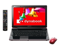 東芝は5日、大容量バッテリーの搭載で長時間駆動を実現した「dynabook シリーズ」4機種22モデルを9日から順次発売すると発表した。写真は、ハイスタンダードAVノートPC「dynabook Qosmio T751」