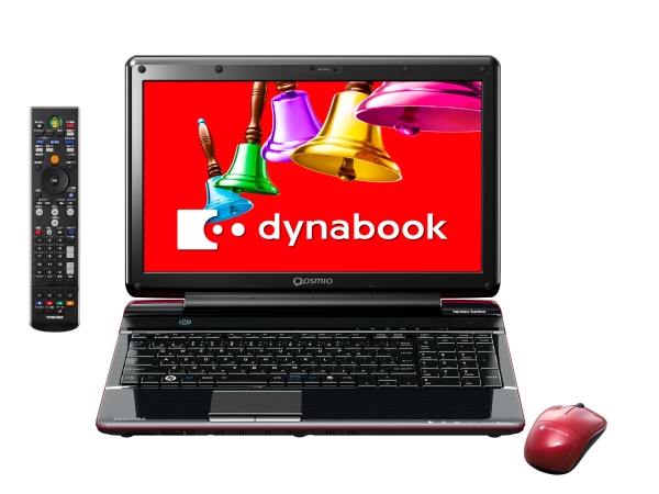 東芝は5日、大容量バッテリーの搭載で長時間駆動を実現した「dynabook シリーズ」4機種22モデルを9日から順次発売すると発表した。写真は、ハイスタンダードAVノートPC「dynabook Qosmio T751」