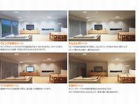 「シンクロ調色LED照明器具」の実用イメージ（画像：パナソニック電工　提供）