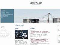 独自動車大手フォルクスワーゲン（VW）は11日、スズキが提携の合意内容に違反しているとの声明を発表した。写真はフォルクスワーゲンのウェブサイト。