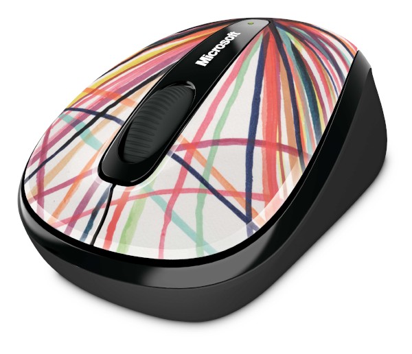 世界で活躍する4人のアーティストがデザインするワイヤレスマウス「Wireless Mobile Mouse 3500 Artist Edition」のMike Perry (マイク ペリー）版