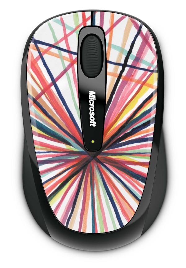 世界で活躍する4人のアーティストがデザインするワイヤレスマウス「Wireless Mobile Mouse 3500 Artist Edition」のMike Perry (マイク ペリー）版