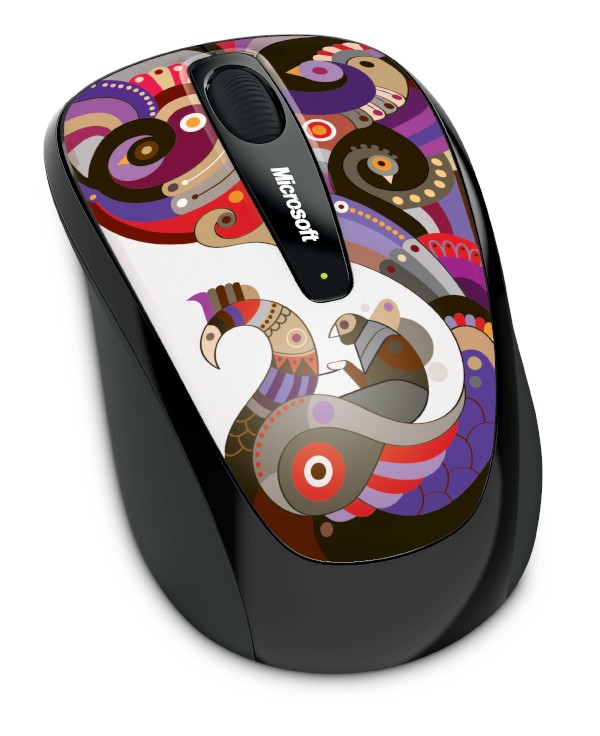 世界で活躍する4人のアーティストがデザインするワイヤレスマウス「Wireless Mobile Mouse 3500 Artist Edition」のFernando Chamarelli (フェルナンド チャマレリ）版