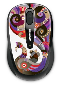 世界で活躍する4人のアーティストがデザインするワイヤレスマウス「Wireless Mobile Mouse 3500 Artist Edition」のFernando Chamarelli (フェルナンド チャマレリ）版