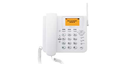 家の電話のような、PHSケータイ「WX02A（イエデンワ）」（画像提供：ウィルコム）
