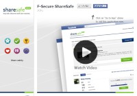 エフセキュアは21日、Facebook向けのセキュリティアプリ「ShareSafe」のベータ版をリリースした。写真は「ShareSafe」のFacebookページ。