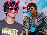 韓国男性アイドルグループ「SUPER JUNIOR」(スーパージュニア)のメンバー、イェソンのコミカルなメガネ写真が話題になっている。写真＝イェソンのツイッター