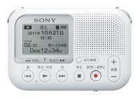 ソニーが10月21日に発売するメモリーカードレコーダー「ICD-LX30」。「録音」「再生」「検索」の操作が簡単にでき、テープレコーダーのような感覚で使えるという（写真提供：ソニー）