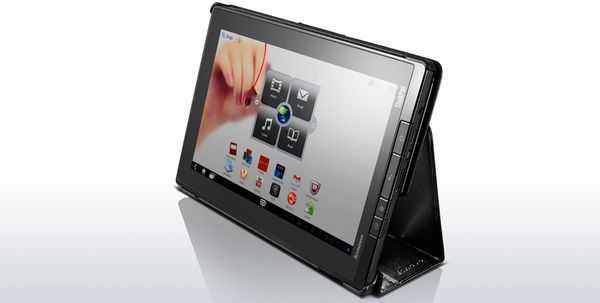 ThinkPadシリーズのAndroid 3.1搭載タブレット端末「ThinkPad Tablet」（画像：レノボ・ジャパン　ウェブサイトより）
