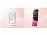 ディズニー、大人の女性向けスマートフォン「DM010SH」（左）と「DM011SH」（右）（画像提供：ウォルト・ディズニー・ジャパン）
