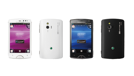 カードサイズのワンハンドスマートフォン『Sony Ericsson mini』（画像提供：ソニー・エリクソン・モバイルコミュニケーションズ）