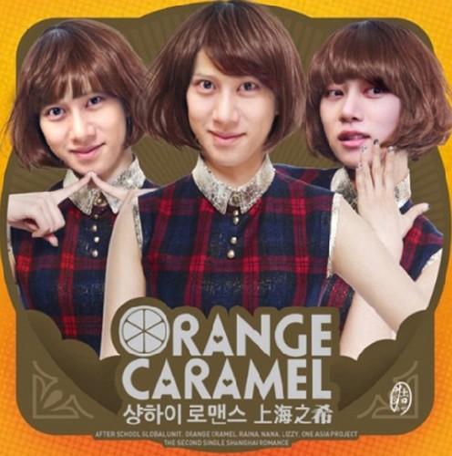 SUPER JUNIORのキム・ヒチョルがガールズグループ「オレンジキャラメル」（Orange Caramel）に変身した。写真＝キム・ヒチョルのTwitterより