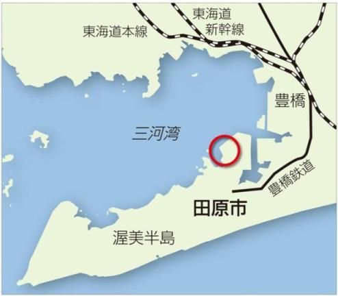 太陽光発電所・風力発電所の設置場所の地図（画像提供：東芝）