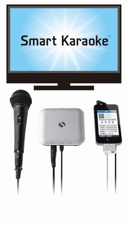 iPhoneやiPadでどこでもできる動画通信カラオケ「Smart Karaoke」が来月発売（画像：財経新聞社）