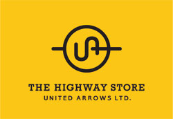 「THE HIGHWAY STORE UNITED ARROWS LTD. 」のロゴデザイン（画像提供：ユナイテッドアローズ）