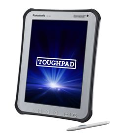 落下・衝撃・水・ホコリに強いAndroidタブレット「TOUGHPAD」（画像提供：パナソニック）