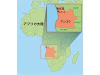 アンゴラ共和国・サイト周辺地図（画像提供：双日）