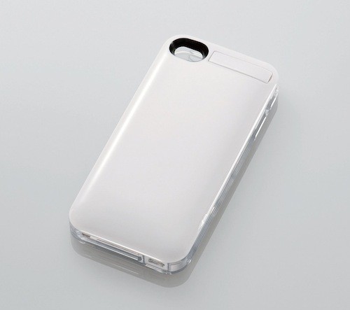 エレコムが、iPhone 4S用ケース型バッテリー「DE-AP01L-1805シリーズ」を11月下旬より発売すると発表しています。