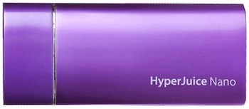 アクト・ツーのiPhone/iPod専用の小型モバイルバッテリー「HyperJuice Nano」