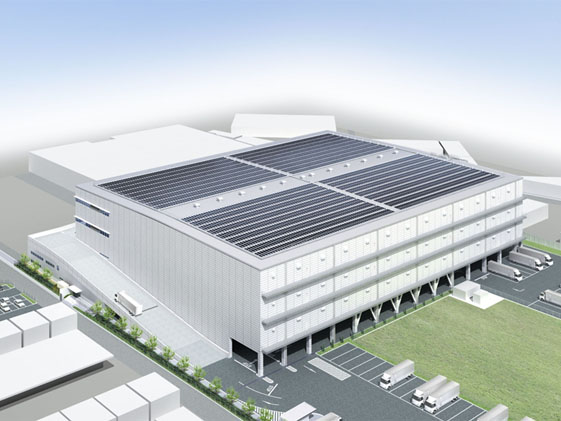 （仮称）久御山物流センターのイメージ（画像提供：大林組）