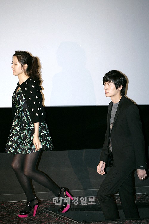 映画『不気味な恋愛』のメディア試写会に出席したイ・ミンギとソン・イェジン（3）