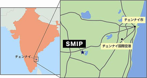 SMIP周辺図（画像：双日）