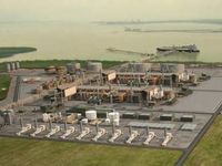 オーストラリア ダーウィンにおける液化天然ガス(LNG)プラント建設イメージ図(画像:国際石油開発帝石) オーストラリア ダーウィンにおける液化天然ガス(LNG)プラント建設イメージ図(画像:国際石油開発帝石)