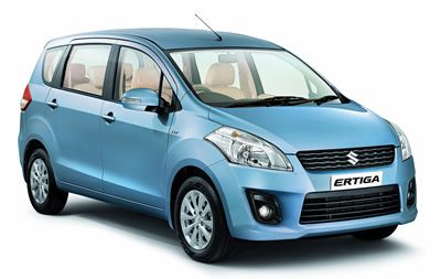 3列シート7人乗りの新型小型車「Ertiga（エルティガ）」（画像：スズキ）　