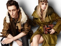 バーバリーがエディ・レッドメインとカーラ・デレヴィーニュを2012年春夏キャンペーンに起用  