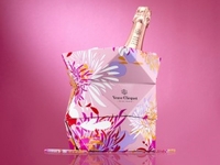 折り紙の様なアイスバケツ、「ヴーヴ・クリコ ローズラベル クリックアップ」が数量限定発売