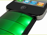 iPhone、iPod、iPadで使用できる携帯充電バッテリー『+M Battery iPhone/iPod アイコン型バッテリー［MB02］』