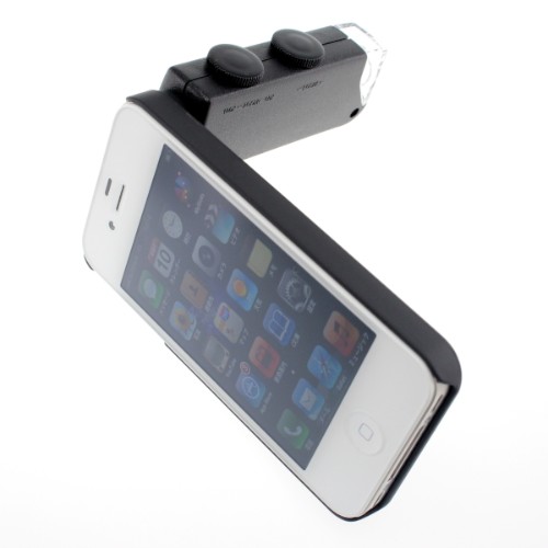  iPhone4S/iPhone4 対応のマイクロスコープ（デジタル顕微鏡）「DNSB-68484」