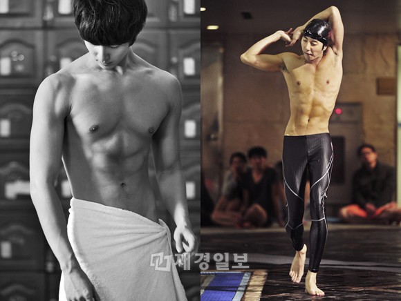 SS501のキム・ヒョンジュン（マンネ）がセクシーな逆三角形の肉体を披露した。