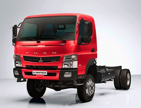 小型トラック　新型「キャンター」4WD（欧州仕様車）（画像：三菱ふそうトラック・バス）