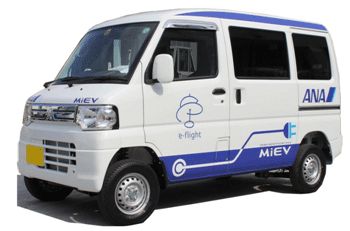 三菱自動車『MINICAB-MiEV』（導入予定電気自動車）（画像：ANA）