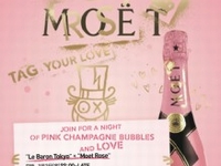 Moet Rose(モエ ロゼ)の新ボトルの発売記念パーティを3月2日(金)ルバロンにて開催