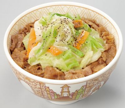 「春キャベツ牛丼」（画像：ゼンショー）