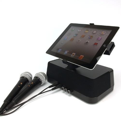 iPad2でカラオケが楽しめるiPad2専用のカラオケスピーカー「Karaoke Anywhere for iPad2」