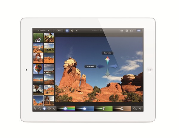 米アップルのタブレット端末「iPad（アイパッド）」の第3世代となる新型iPad（提供：Apple）
